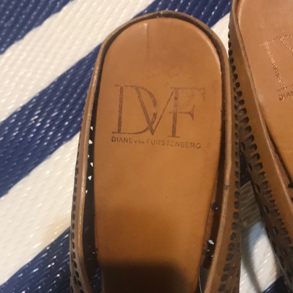 🔥Diane von Furstenberg  Beautiful Wedges Size 8 - Picture 4 of 4
